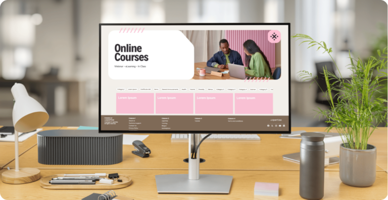 uxpertise LMS customizable to your brand identity